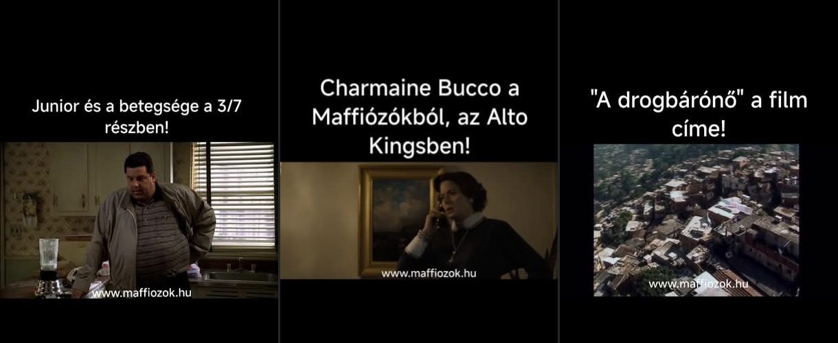 Videók a Maffiózók facebbokon