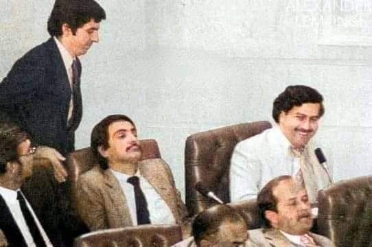 pablo escobar_kolumbiai parlamaentben